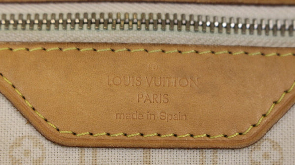 LOUIS VUITTON Damier Azur Neverfull MM Shoulder Bag