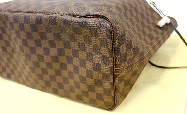 LOUIS VUITTON Damier Ebene Neverfull GM Tote Bag