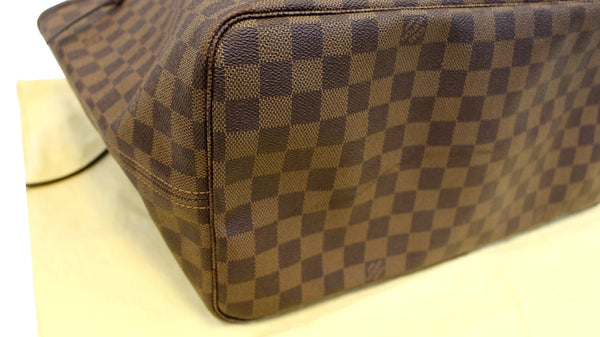 LOUIS VUITTON Damier Ebene Neverfull GM Tote Bag