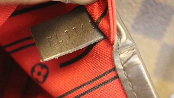 LOUIS VUITTON Damier Ebene Neverfull GM Tote Bag