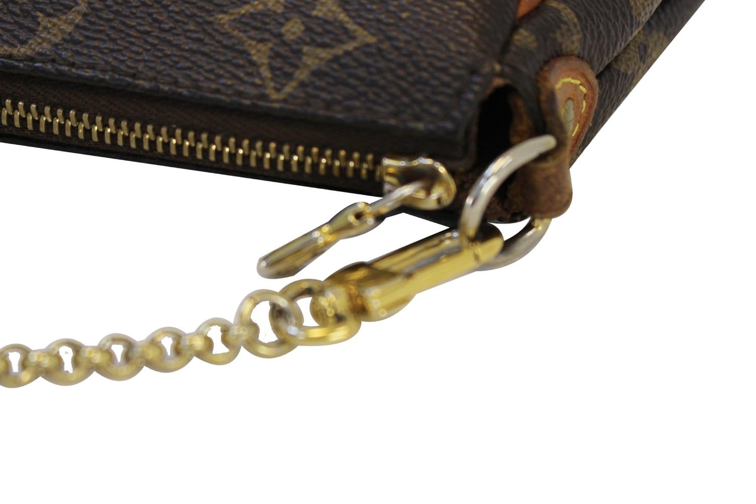 LOUIS VUITTON Monogram Eva Chain Strap Clutch Shoulder Bag