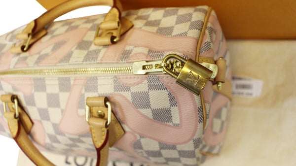 LOUIS VUITTON Damier Azur Tahitienne Speedy 30 Bandouliere Limited Edition