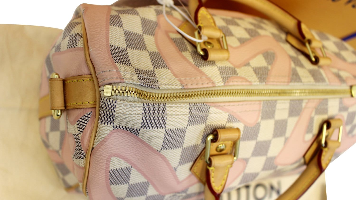 Limited Louis Vuitton Speedy Bandouliere Damier Azur Tahitienne 30, Women's  Fashion, Bags & Wallets, Shoulder Bags on Carousell