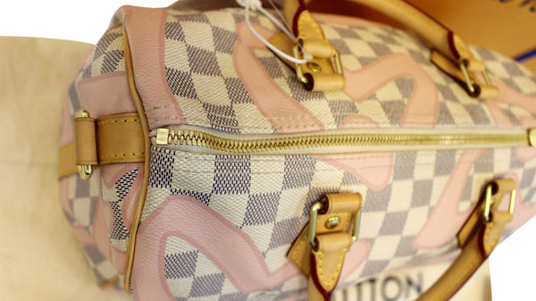 LOUIS VUITTON Damier Azur Tahitienne Speedy 30 Bandouliere Limited Edition