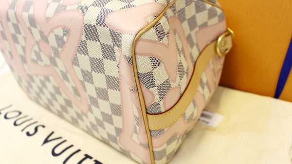 LOUIS VUITTON Damier Azur Tahitienne Speedy 30 Bandouliere Limited Edition