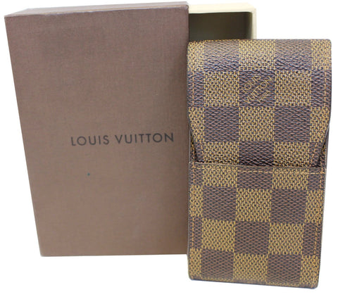 LOUIS VUITTON Damier Ebene Etui Cigarettes Case