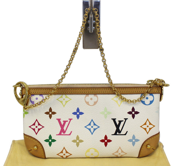LOUIS VUITTON Monogram Multicolor Pochette Milla MM Pouch