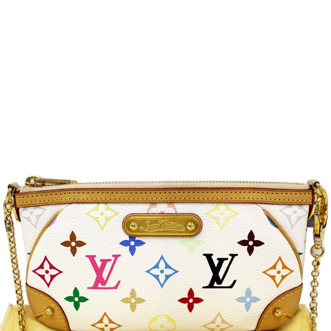 LOUIS VUITTON Monogram Multicolor Pochette Milla MM Pouch