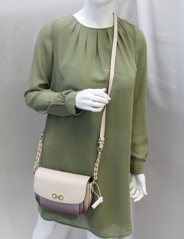 Salvatore Ferragamo Sandrine Gancio Logo Crossbody Flap Bag for women