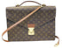 LOUIS VUITTON Monogram Porte Documents Bandouliere Briefcase