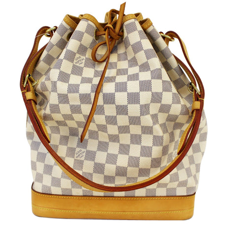 LOUIS VUITTON Large Noe Damier Azur Shoulder Bag