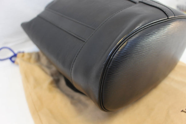 LOUIS VUITTON Epi Leather Black Randonnee PM Backpack