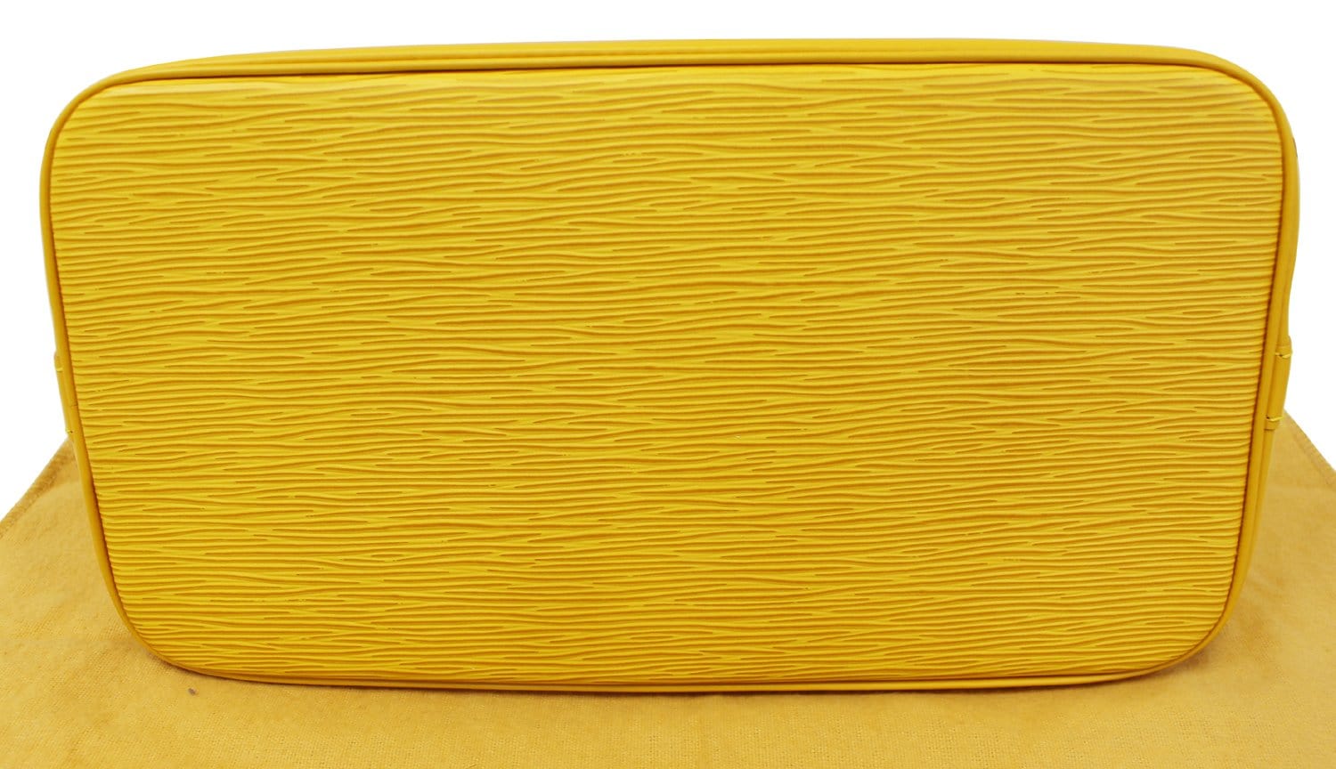LOUIS VUITTON Epi Leather Alma PM Yellow Satchel Bag - 20% OFF