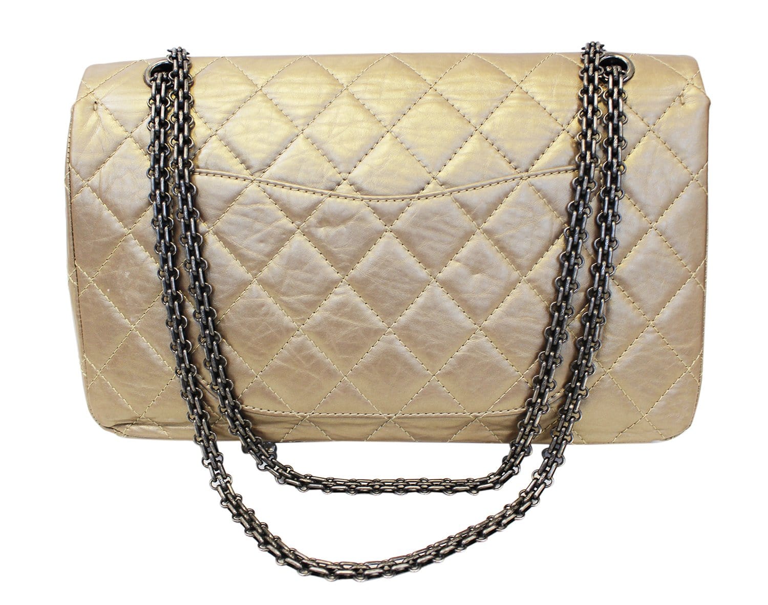 Chanel Brown Quilted Suede Reissue 2.55 Classic 225 Flap Bag Chanel
