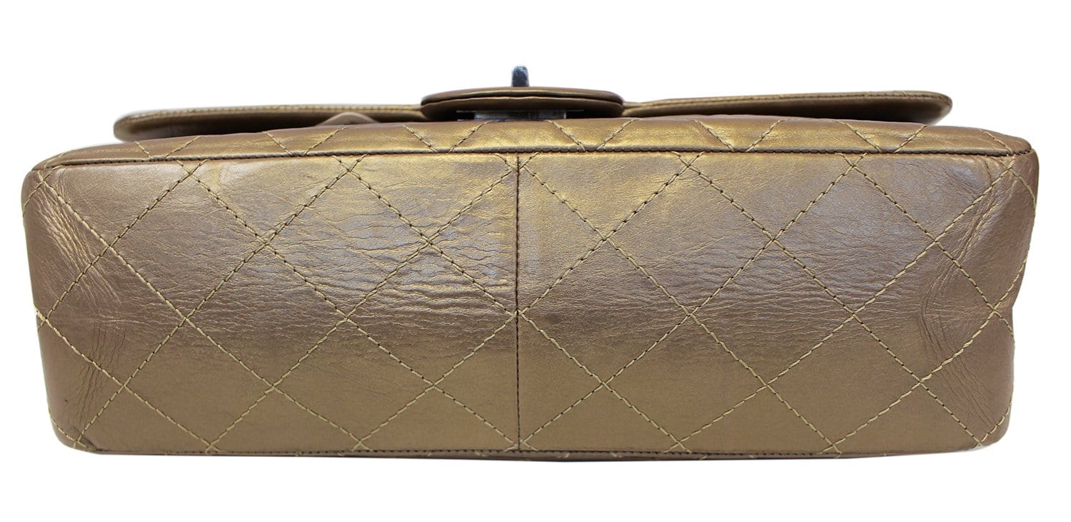 Chanel Beige/Brown Reissue 2.55 Quilted Classic Calfskin Leather 225 Flap  Bag - Yoogi's Closet