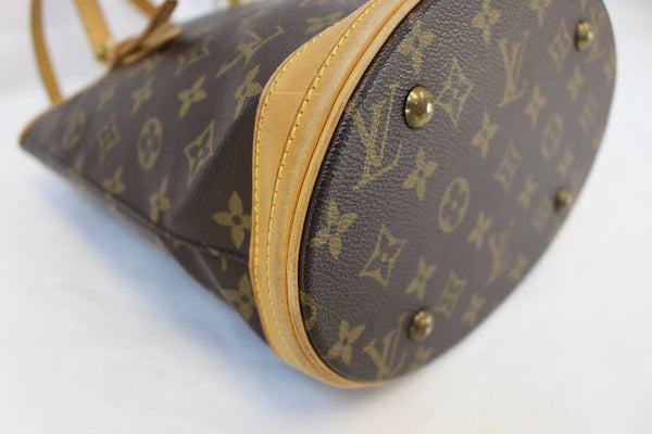 LOUIS VUITTON Monogram Canvas Bucket PM Shoulder Bag