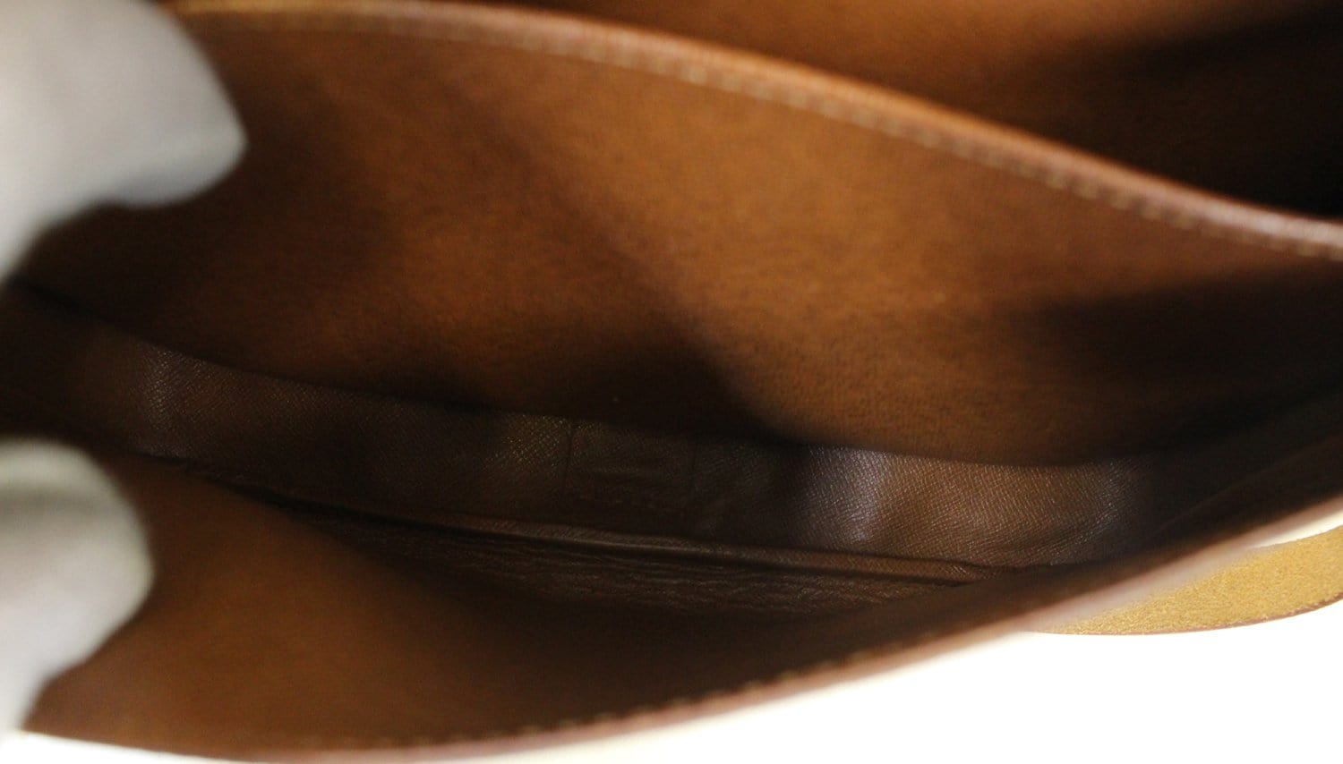 LOUIS VUITTON Cartouchiere GM Shoulder Bag Monogram Leather Brown M51252  38JH222