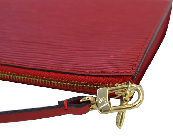 LOUIS VUITTON Epi Leather Red Pochette Accessoires Pouch