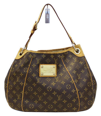 LOUIS VUITTON Monogram Galliera PM Brown Shoulder Handbag
