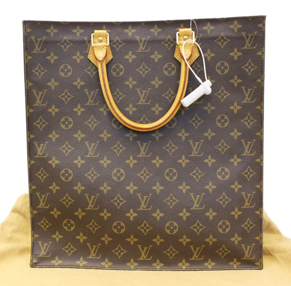 LOUIS VUITTON Monogram Canvas Sac Plat Tote Bag