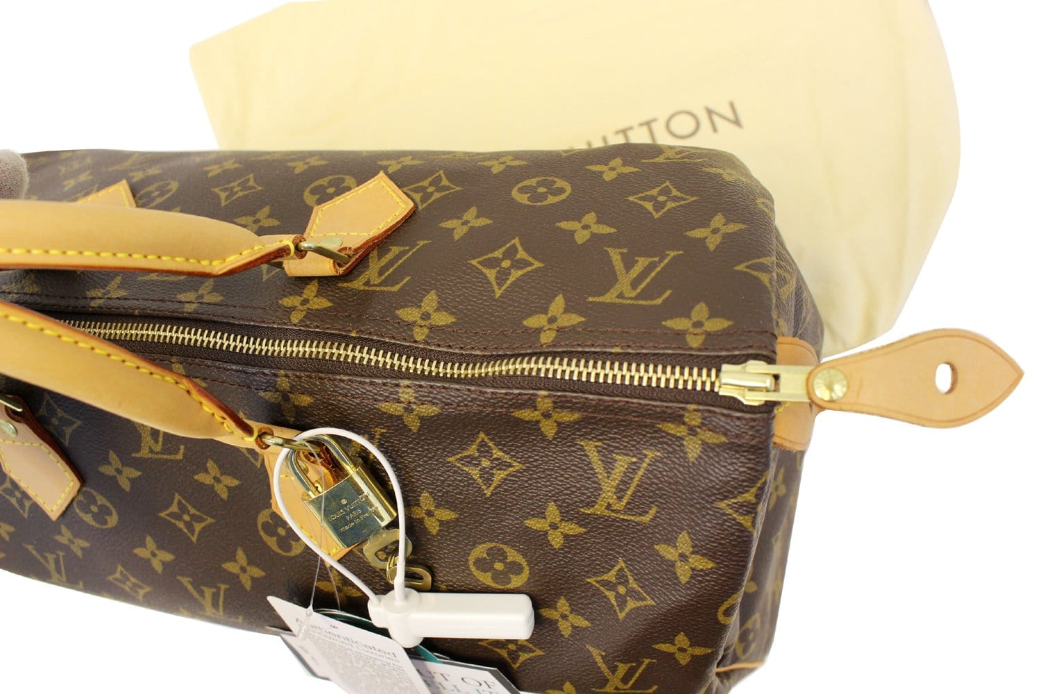Louis Vuitton Monogram Speedy 40 - Brown Handle Bags, Handbags - LOU805651