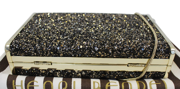 HENRI BENDEL Fliplock Party Box Clutch Crossbody Bag