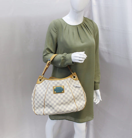 LOUIS VUITTON Damier Azur Galliera PM Shoulder Bag