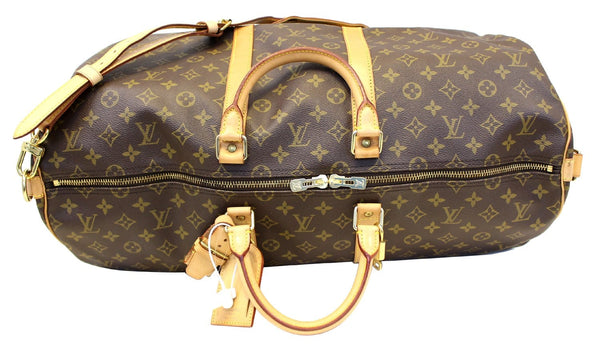 LOUIS VUITTON Monogram Canvas Keepall Bandouliere 55 Travel Bag