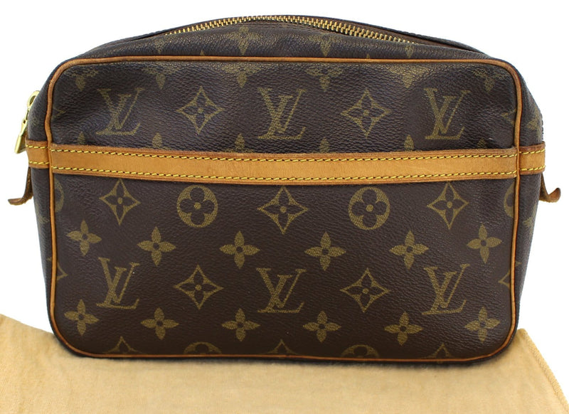Review: Louis Vuitton Clutch Monogram Compiegne 23 with PVC bag