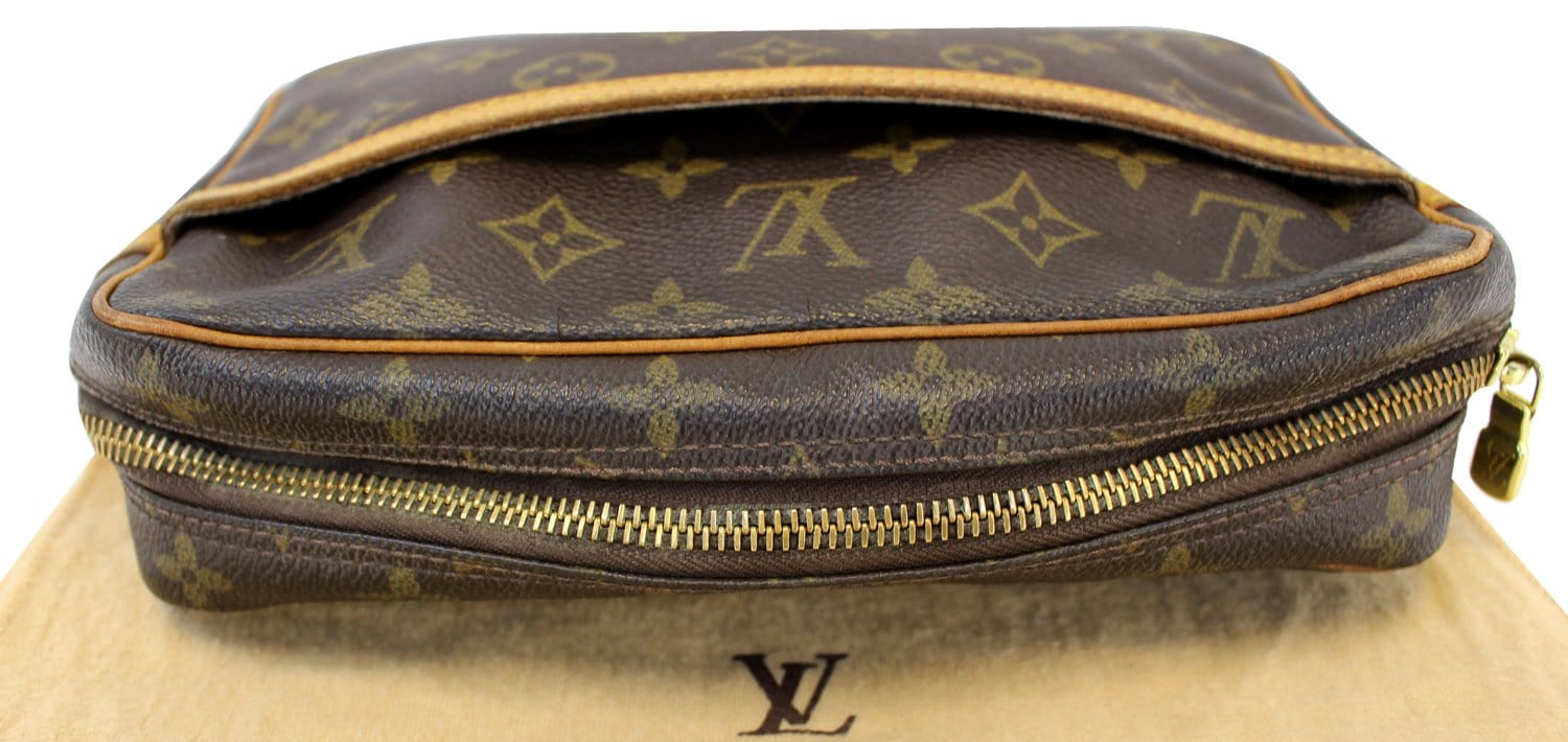 Louis Vuitton Monogram Compiegne 23 Clutch Bag M51847 LV Auth 42356 Cloth  ref.934534 - Joli Closet