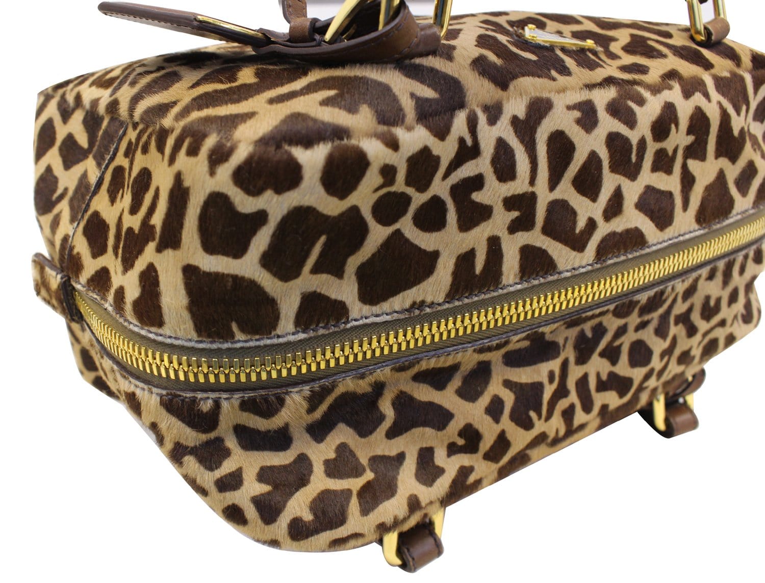Leopard Hair On Duffel Bag