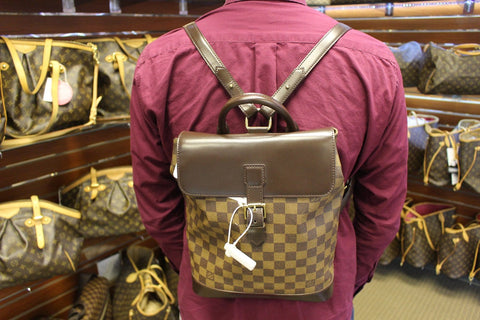 LOUIS VUITTON  Backpack Bag Damier Ebene SOHO