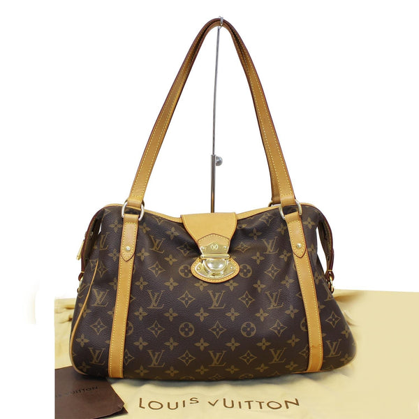 Louis Vuitton Stresa PM Monogram Canvas Shoulder Bag - front view