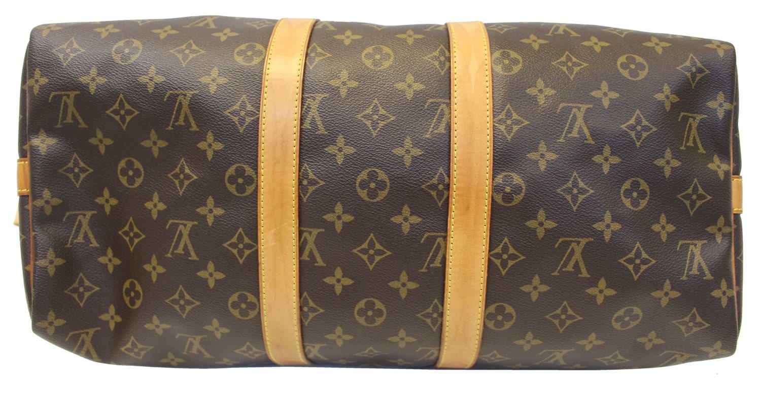 Authentic Louis Vuitton Damier Ebene Keepall Bandouliere 45 Travel Bag –  Paris Station Shop