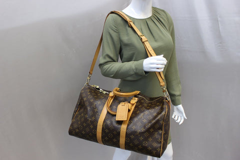 Louis Vuitton Keepall 45 Bandouliere Monogram Duffle Travel Bag