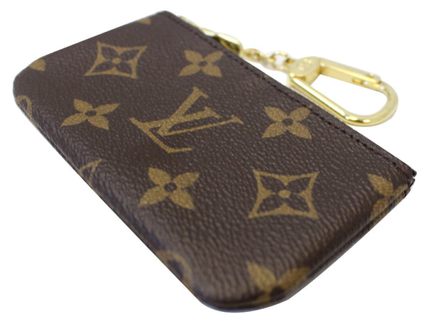 LOUIS VUITTON Monogram Canvas Pochette Key Cles Coin Case