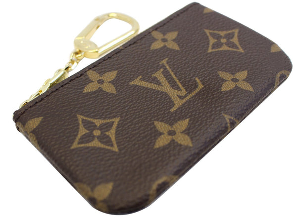 LOUIS VUITTON Monogram Canvas Pochette Key Cles Coin Case