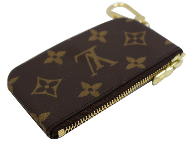 LOUIS VUITTON Monogram Canvas Pochette Key Cles Coin Case