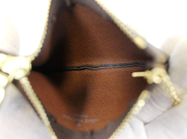 LOUIS VUITTON Monogram Canvas Pochette Key Cles Coin Case