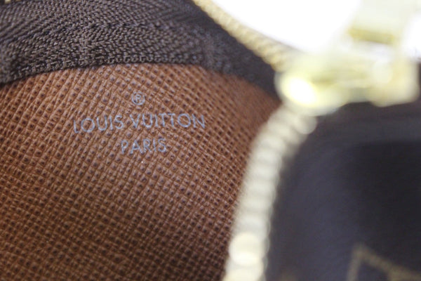 LOUIS VUITTON Monogram Canvas Pochette Key Cles Coin Case