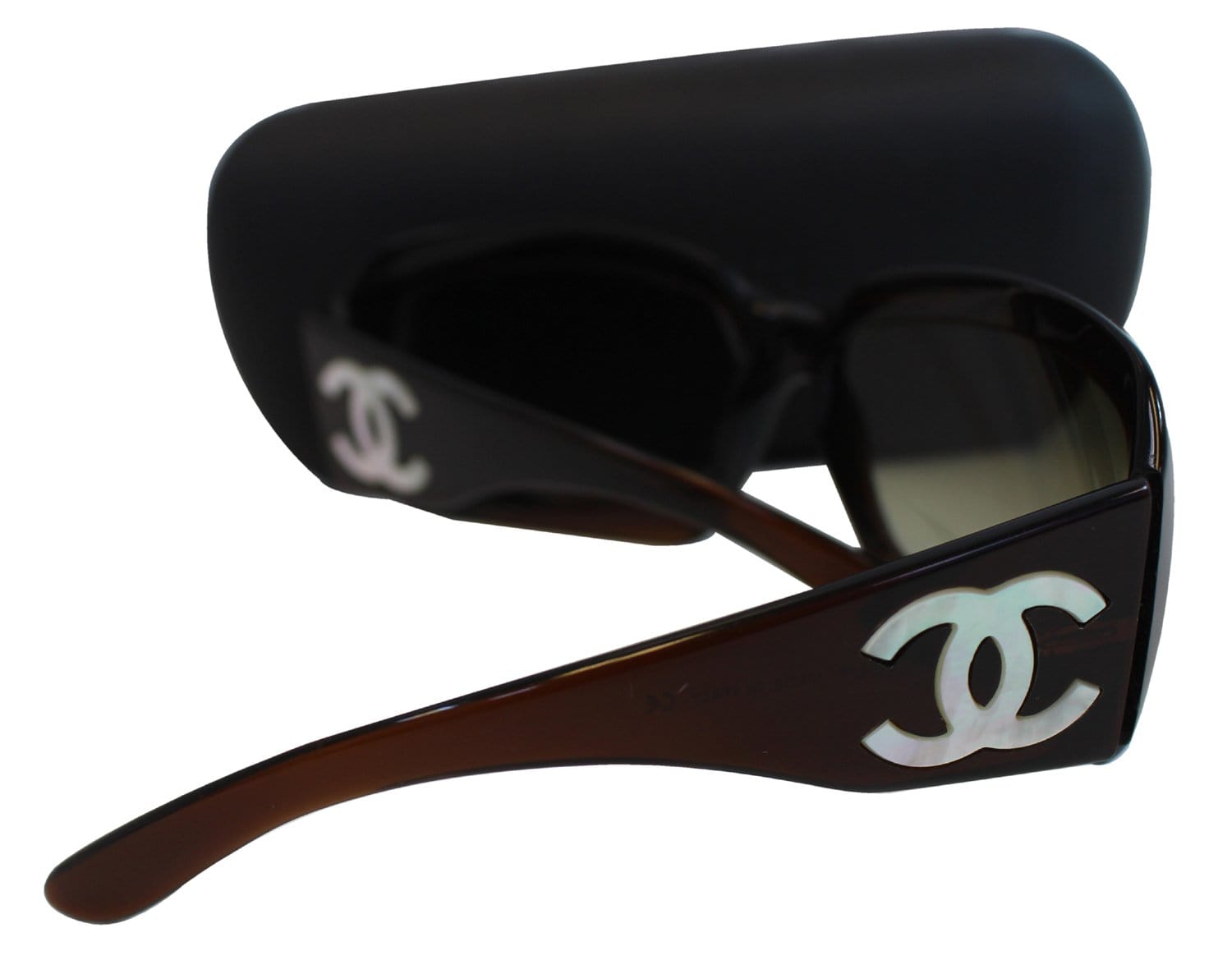 Chanel Wayfarer Interlocking CC Logo Sunglasses