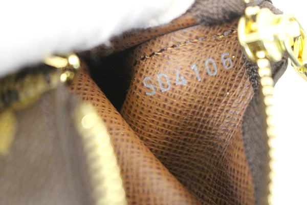 LOUIS VUITTON Monogram Canvas Pochette Key Cles Coin Case