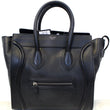 Celine Bag - Celine Black Leather Mini Luggage Tote