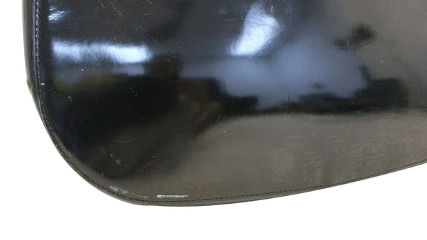 GUCCI Black Leather Hobo Shoulder Bag