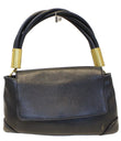 GUCCI Black Leather Lady Satchel Bag