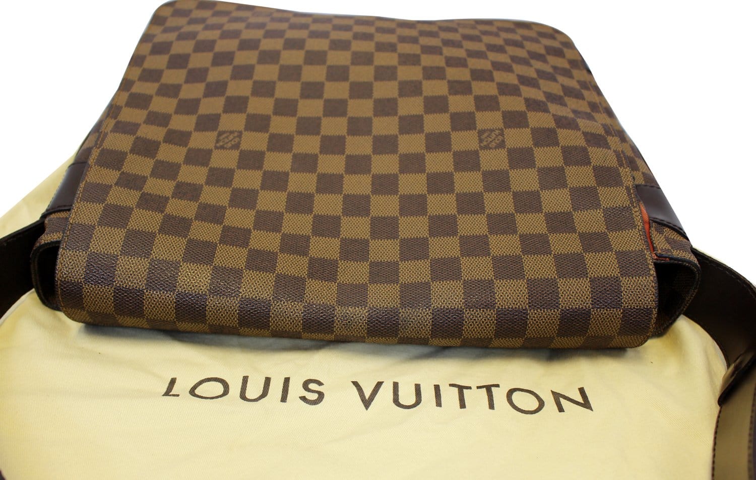 Louis Vuitton Damier Ebene Canvas and Leather Bastille Messenger Bag Louis  Vuitton