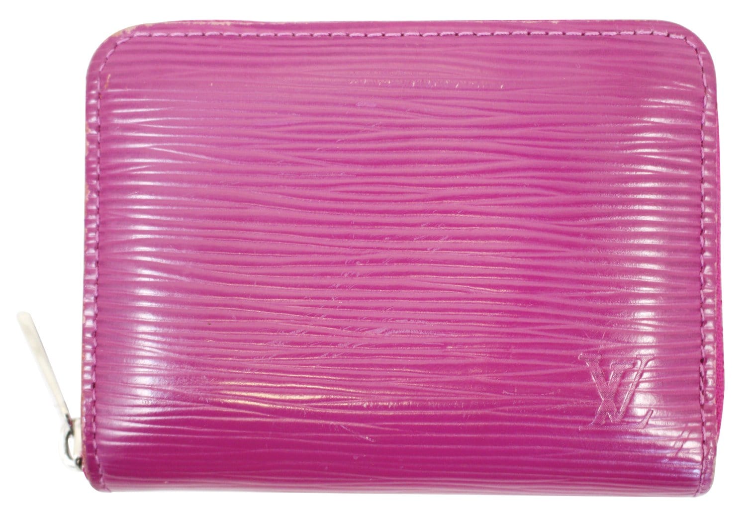 LOUIS VUITTON Louis Vuitton Long Wallet Epi LV Zippy M60305 Purple