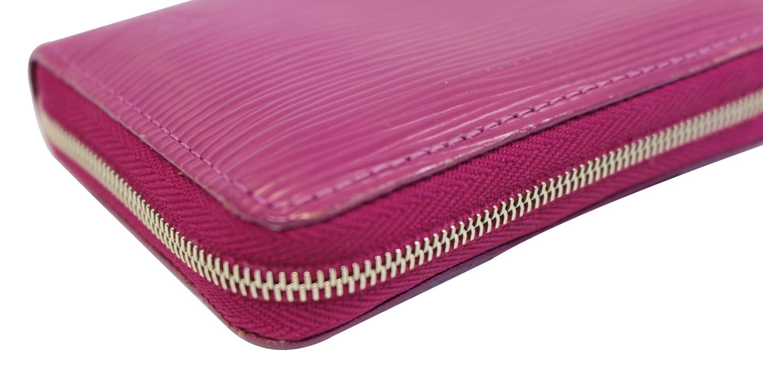 Zippy leather wallet Louis Vuitton Purple in Leather - 35152196