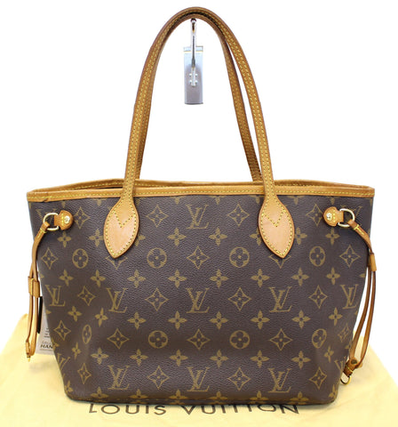 LOUIS VUITTON Monogram Canvas Neverfull PM Tote Shoulder Bag