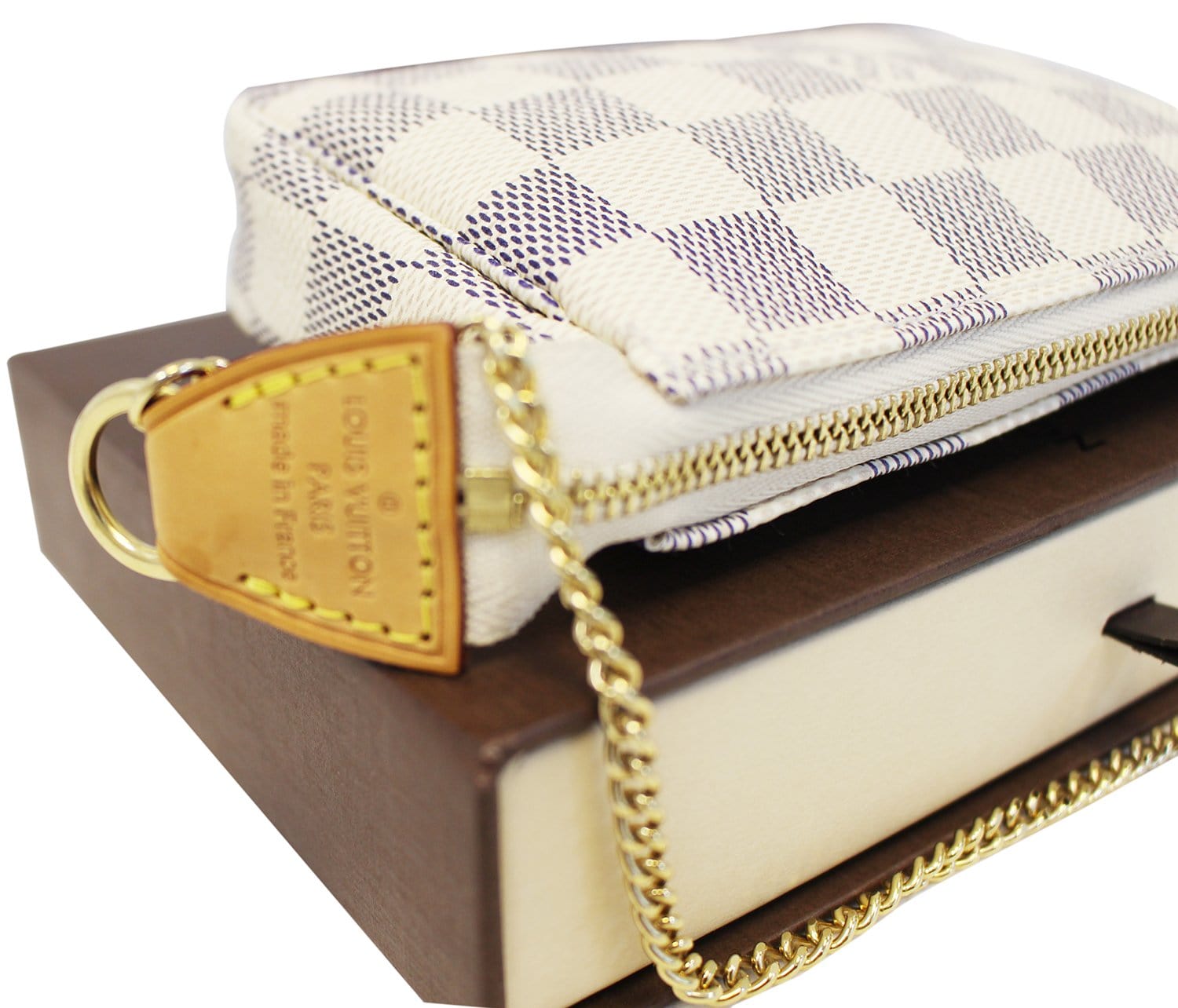 Louis Vuitton pochette accessories damier azur – Lady Clara's Collection